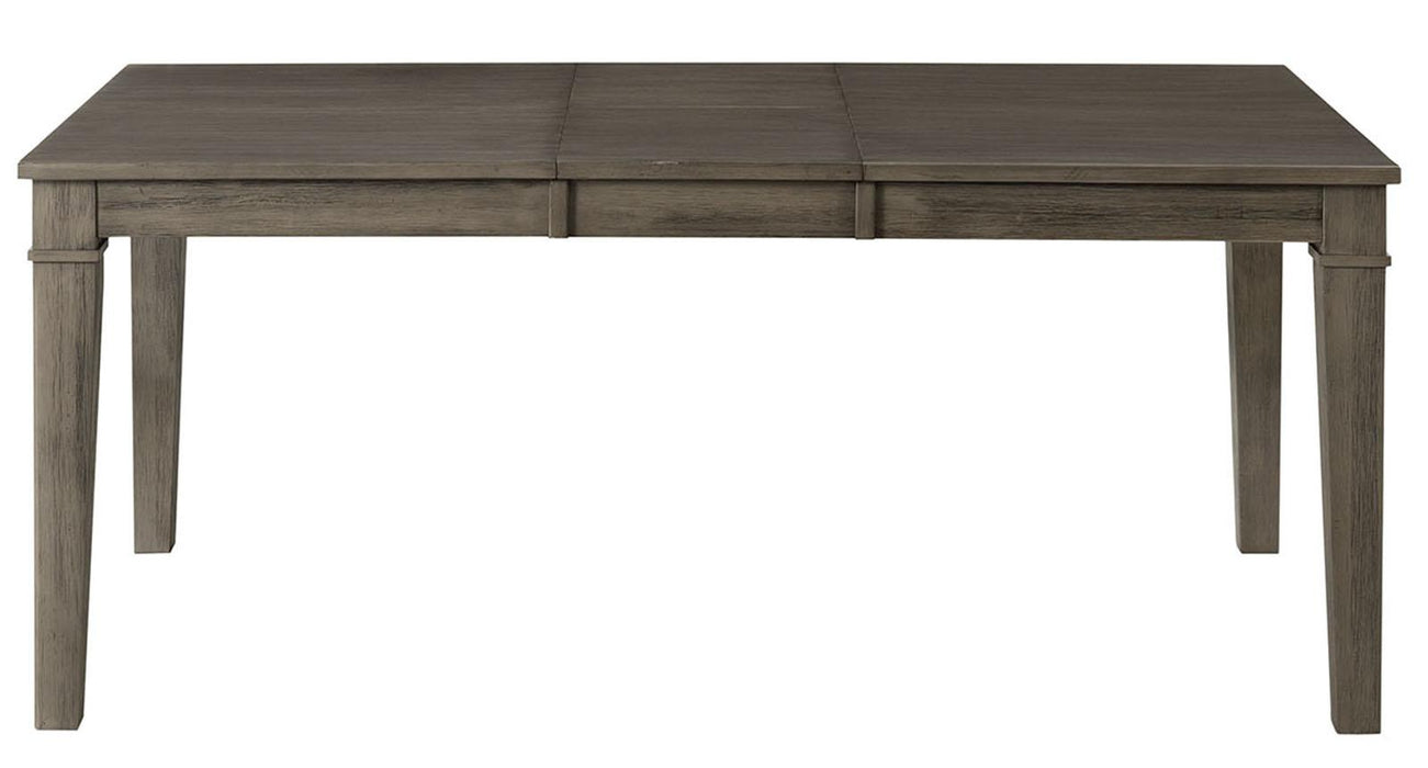 A-America Furniture Huron Leg Table in Distressed Gray