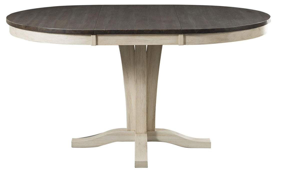 A-America Furniture Huron Pedestal Dining Table in Coffee