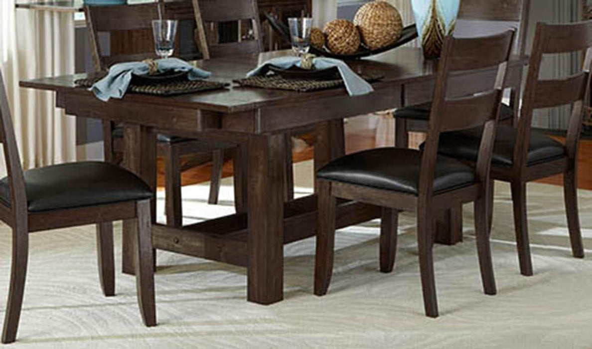 A-America Furniture Mariposa Gathering Table in Warm Grey
