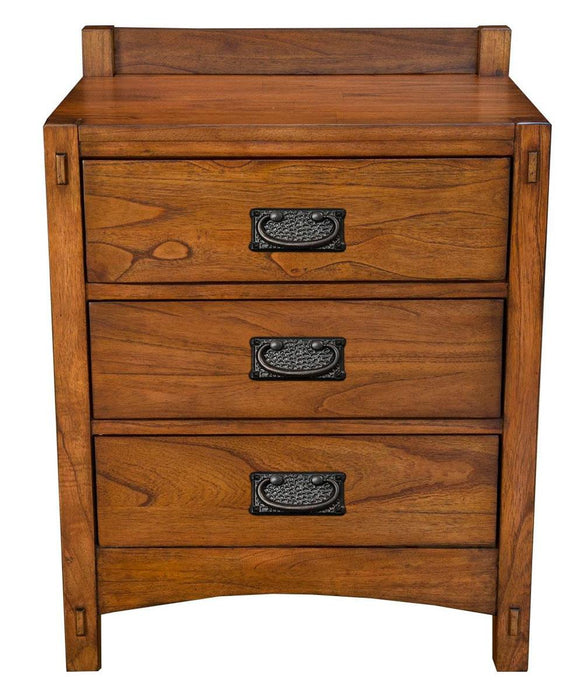 A-America Furniture Mission Hill Nightstand in Harvest