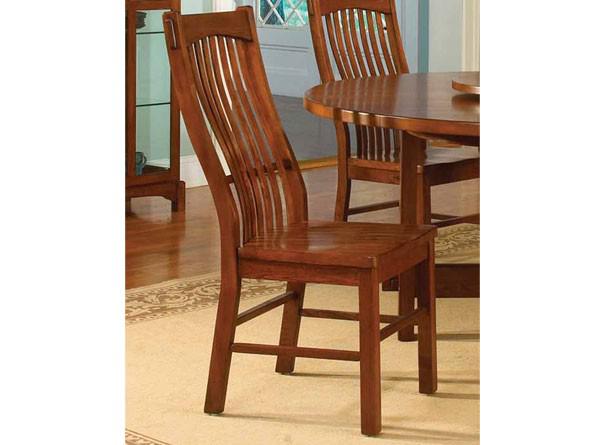 A-America Laurelhurst Slatback Side Chair in Mission Oak (Set of 2)