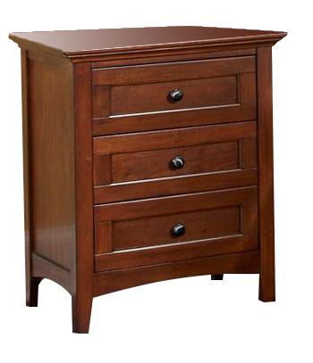 A-America Westlake Nightstand in Brown Cherry
