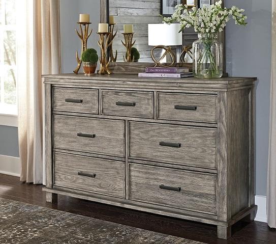 A-America Furniture Glacier Point Dresser in Greystone