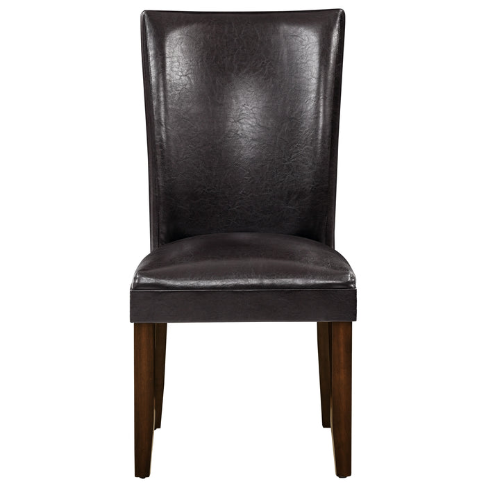 Steve Silver Hartford Side Chair in Brown (Set of 2)