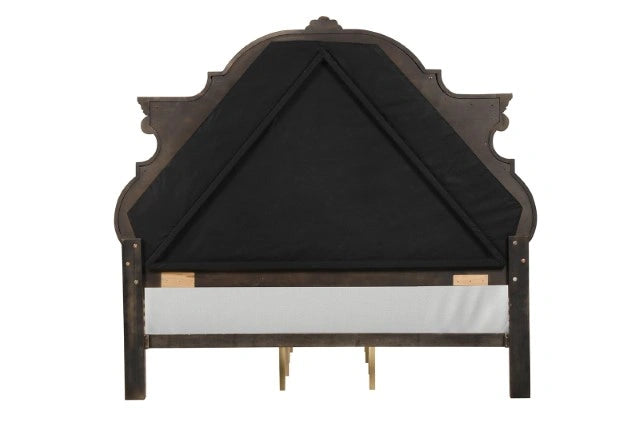 Leovanni Bed Dark Brown