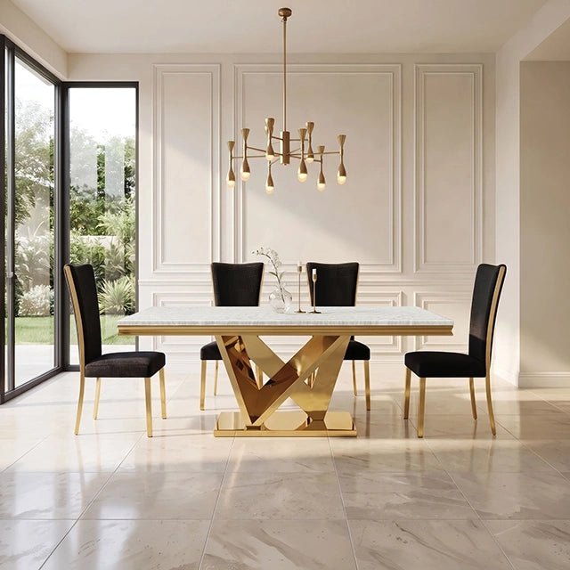 Valdevers Dining Table CM3294SVBK-T-TABLE