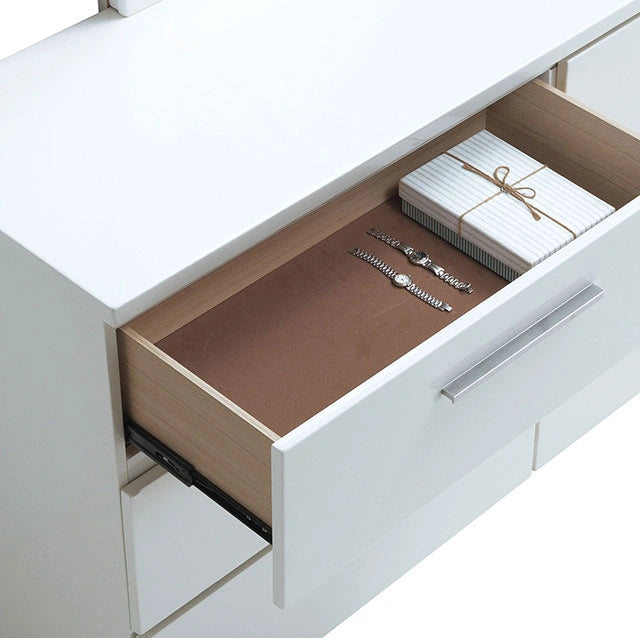 Christie Glossy White Chest