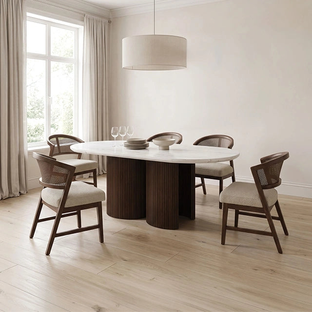 Narvik 5 Pc. Dining Table Set FM37026BR-OT-5PC-DW