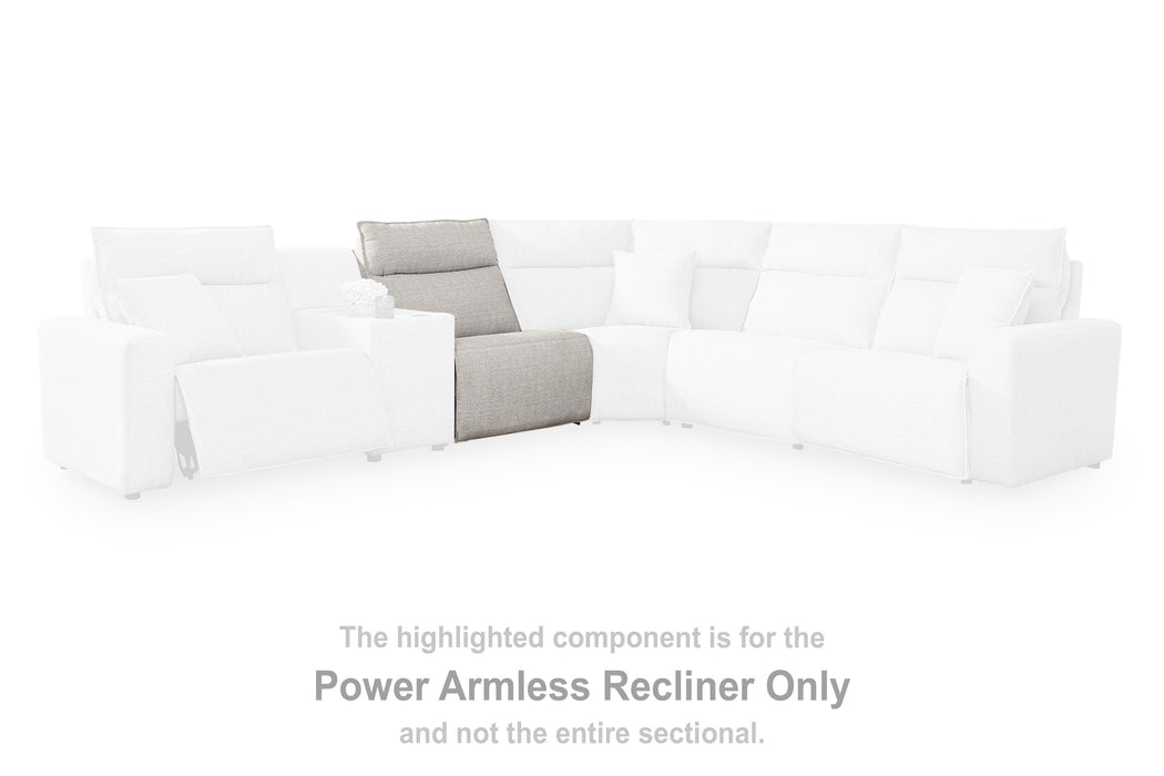Modmax II Power Reclining Sectional with Audio Consoles