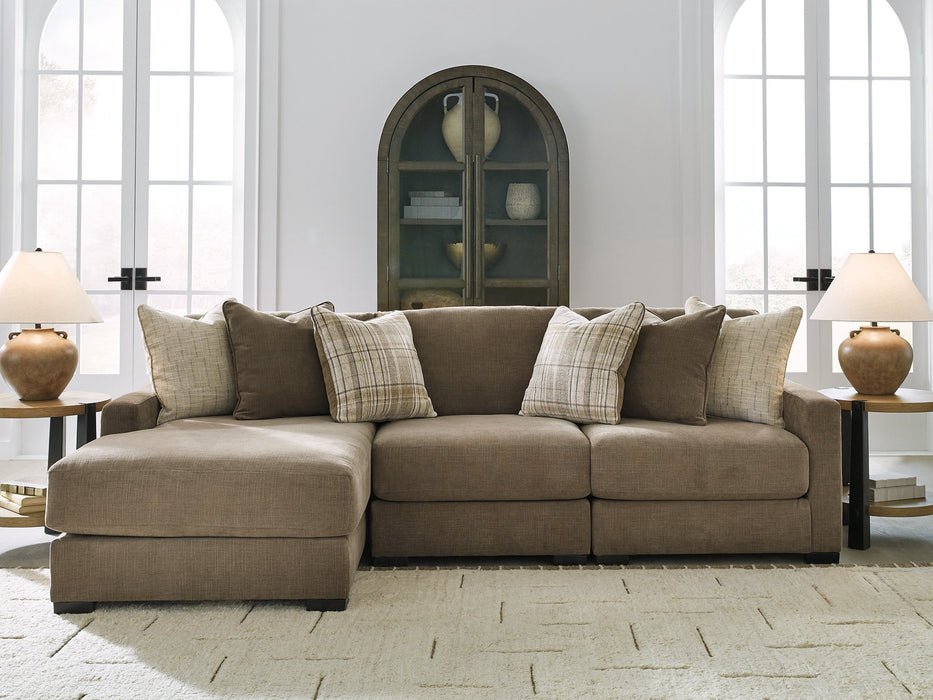 Camellia-Court Sectional with Chaise