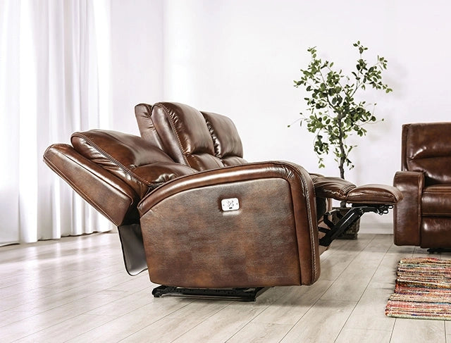 SOTERIOS Power Sofa, Medium Brown