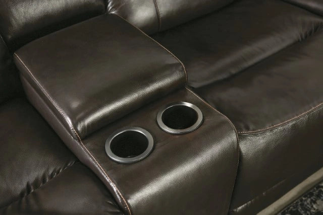 GORGIUS Power Sectional, Espresso