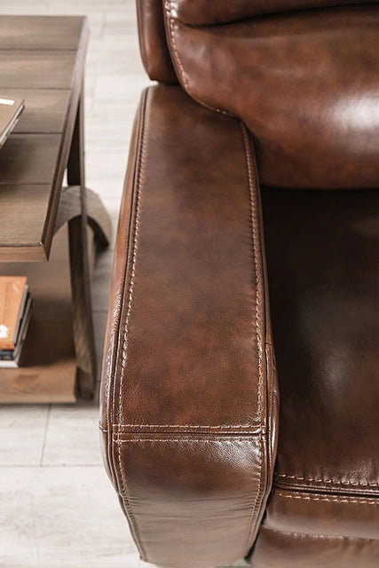 SOTERIOS Power Sofa, Medium Brown