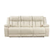 Huron-Power Double Reclining Sofa with Center Drop-Down Cup Holders, Wireless Charger, Magazine Bag, LED and Charging Ports image