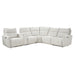 Salida-(6)6-Piece Modular Power Reclining Sectional with Power Headrests image