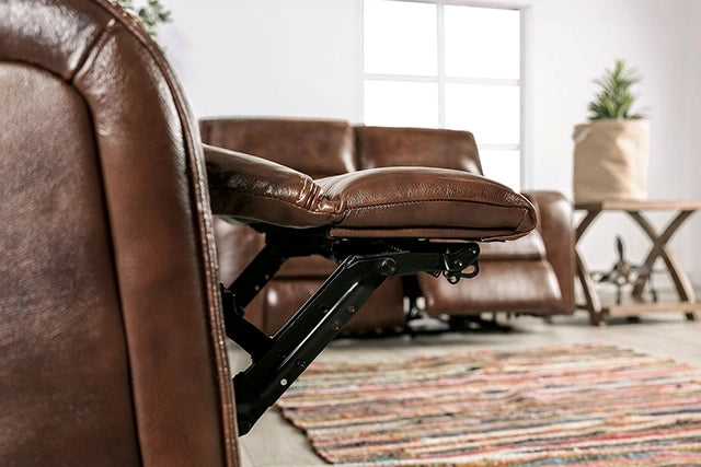 SOTERIOS Power Sofa, Medium Brown