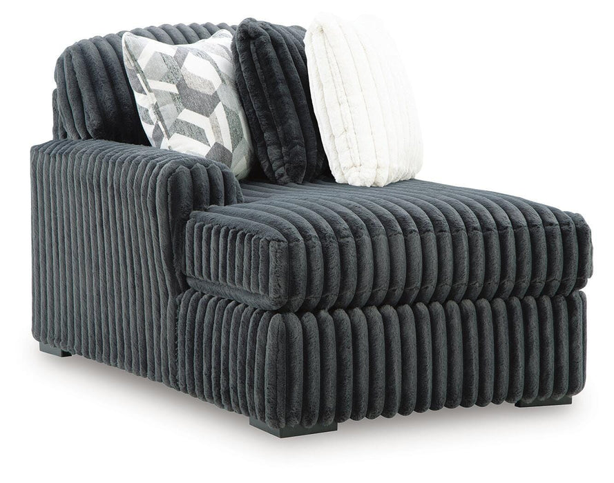 Midnight-Madness Sectional with Chaise