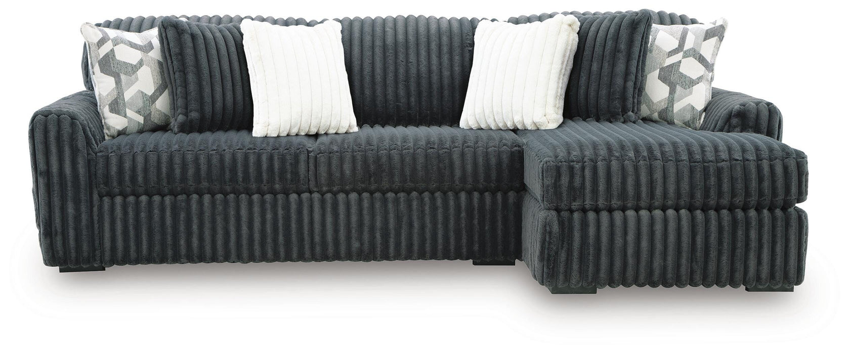 Midnight-Madness Sectional Sofa with Chaise