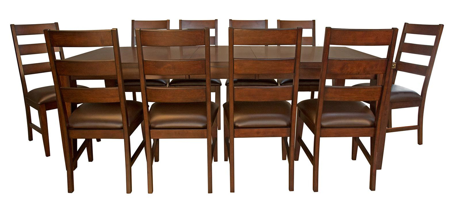 A-America Furniture Carter Rectangular Leg Table in Rich Tobacco
