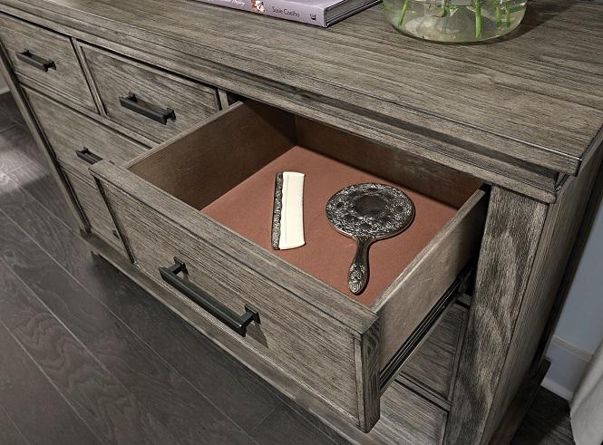 A-America Furniture Glacier Point Dresser in Greystone