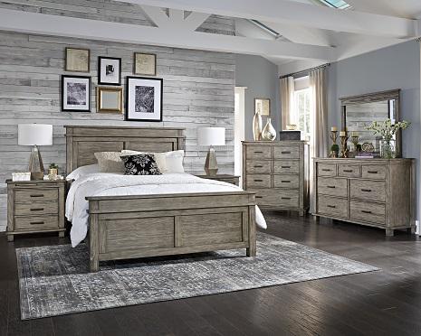 A-America Furniture Glacier Point Dresser in Greystone