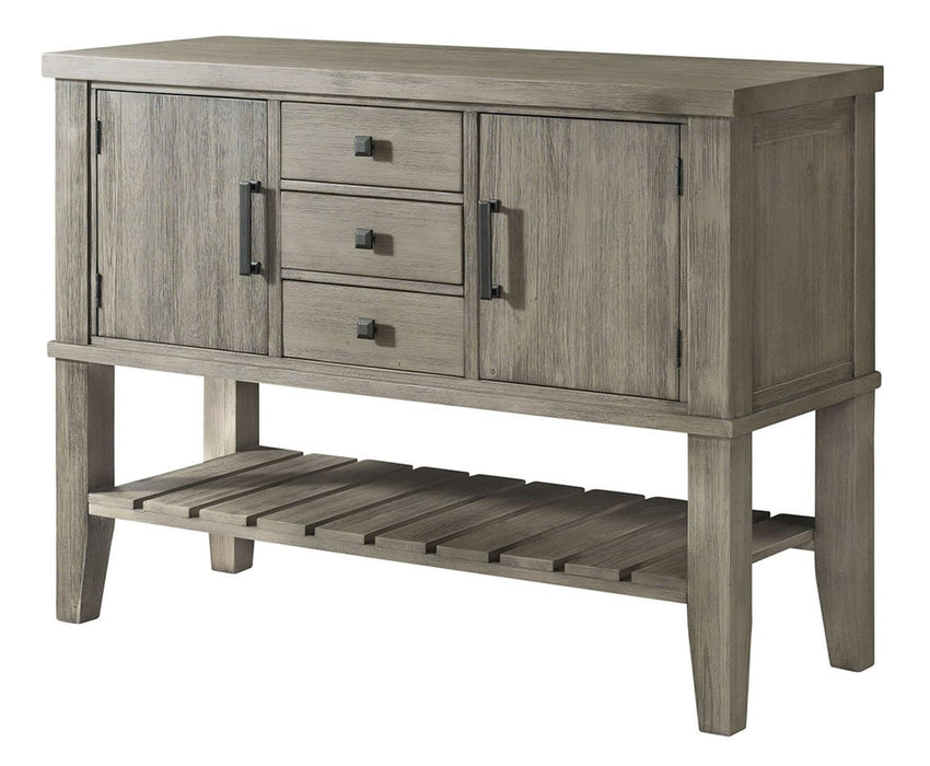 A-America Furniture Huron 51 Server in Distressed Gray