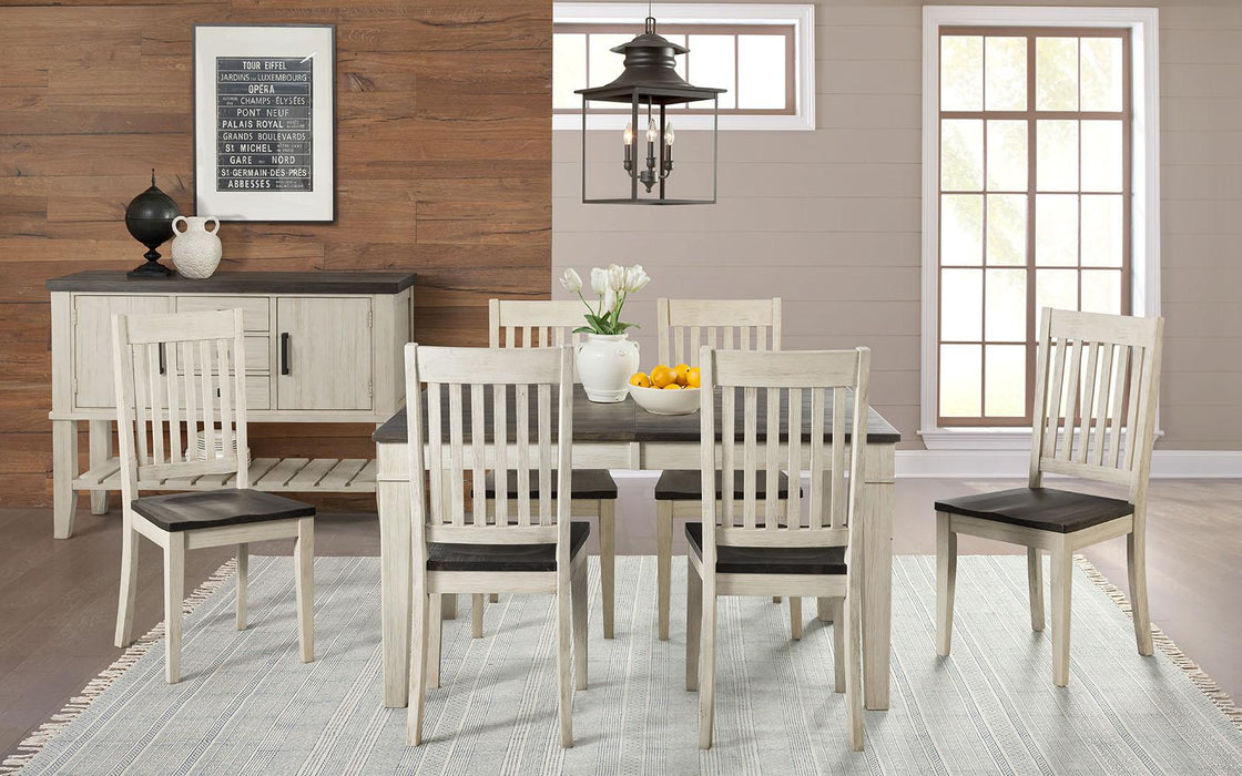 A-America Furniture Huron Slatback Side Chair in Coffee (Set of 2)