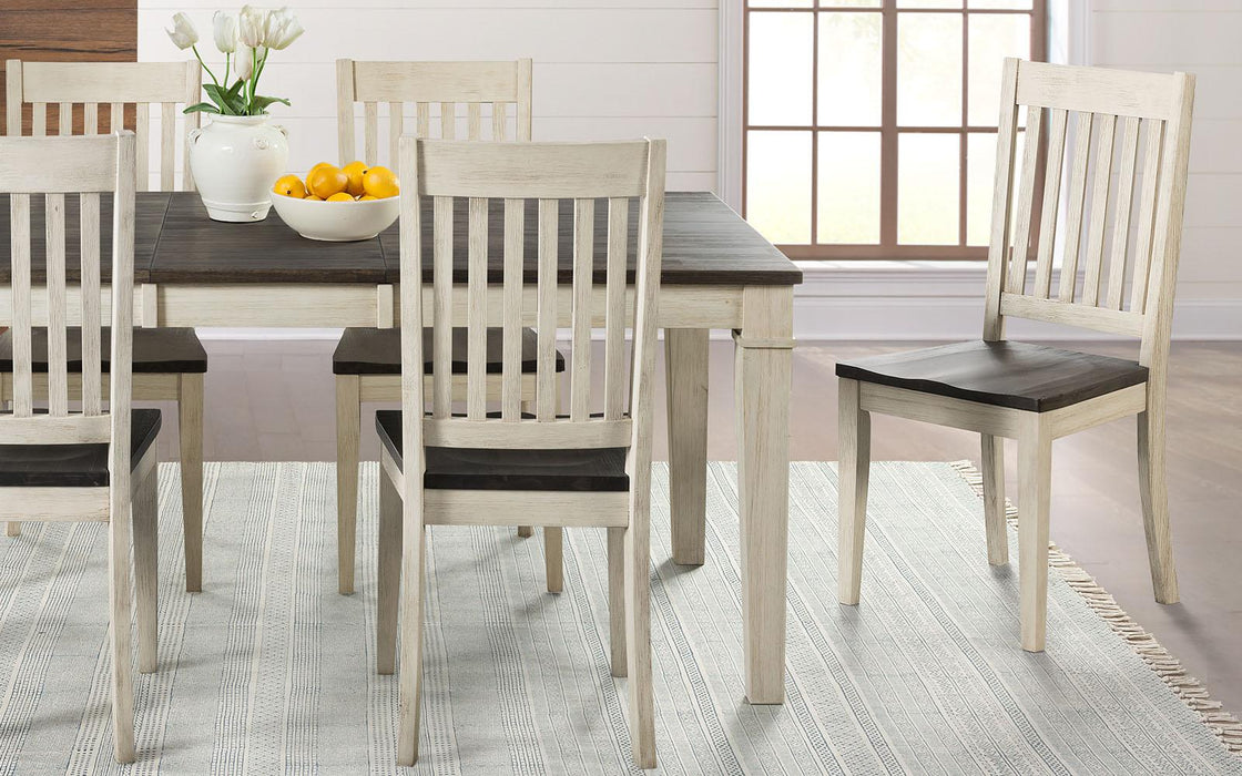 A-America Furniture Huron Slatback Side Chair in Coffee (Set of 2)