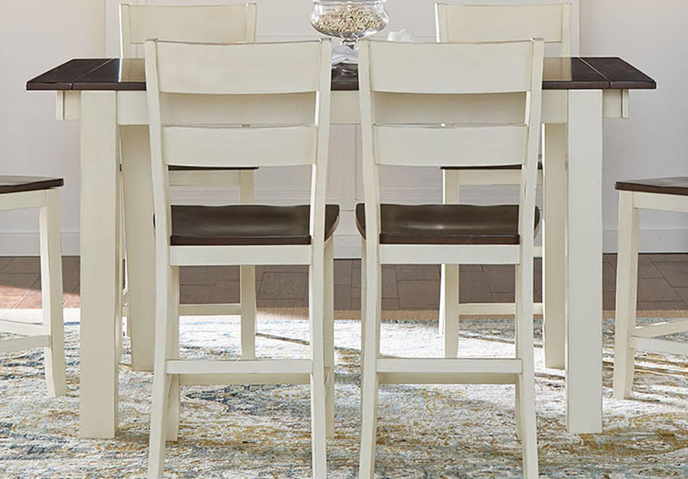 A-America Furniture Mariposa Gathering Table in Coffee