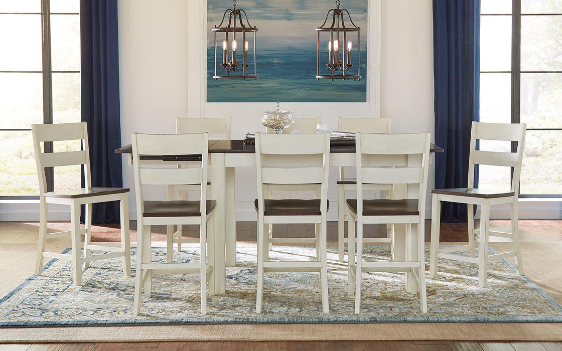A-America Furniture Mariposa Gathering Table in Coffee
