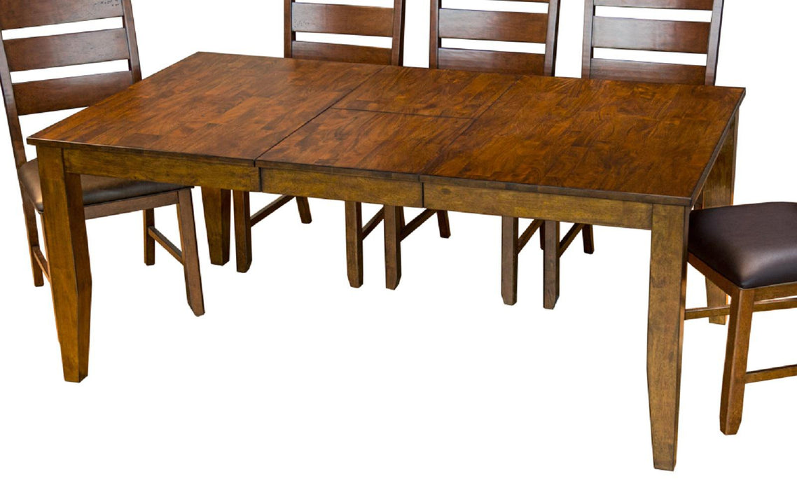 A-America Furniture Mason Rectangular Butterfly Table in Macciato