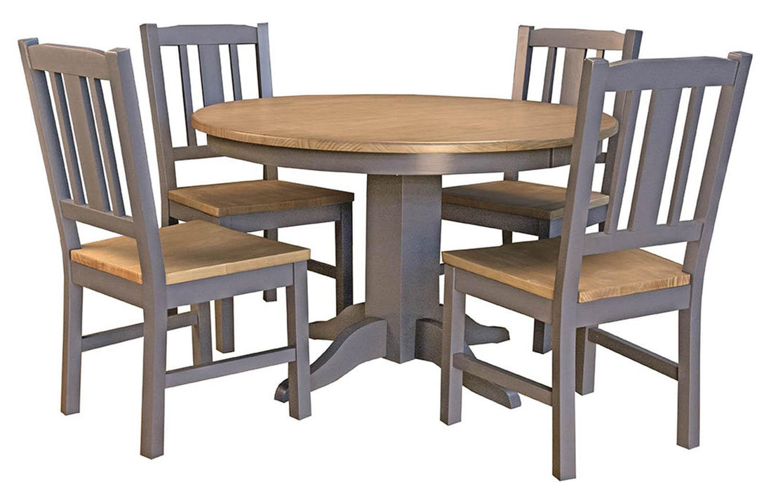 A-America Furniture Port Townsend 48" Round Table in Seaside Pine