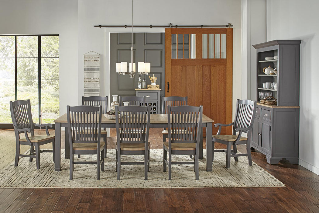 A-America Furniture Port Townsend Leg Table in Seaside Pine