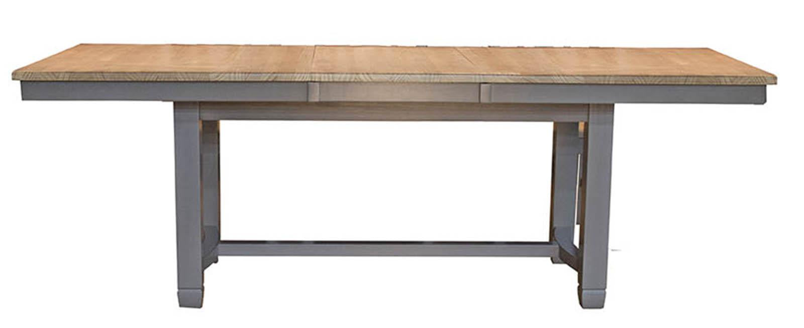 A-America Furniture Port Townsend Trestle Table in Seaside Pine