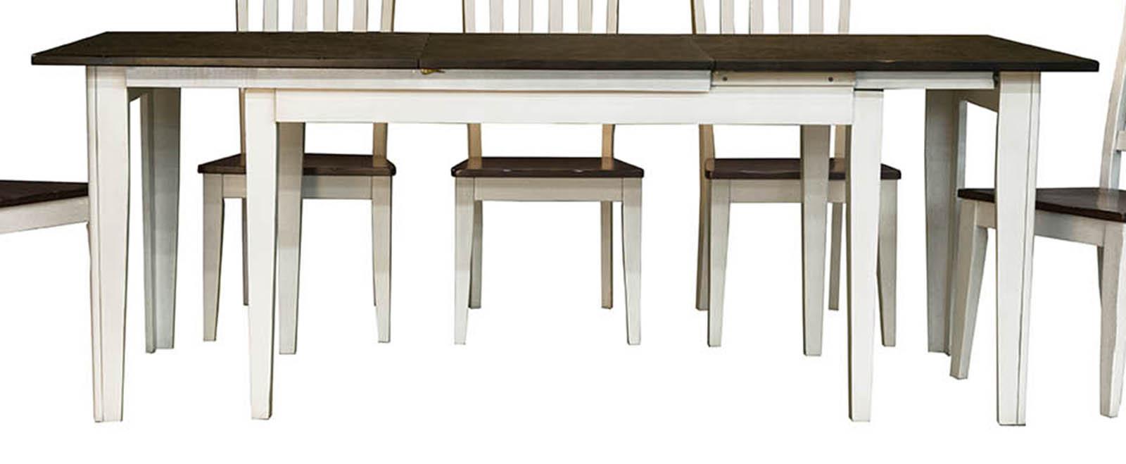 A-America Furniture Toluca 3-Leaf Extension Table in Cherry
