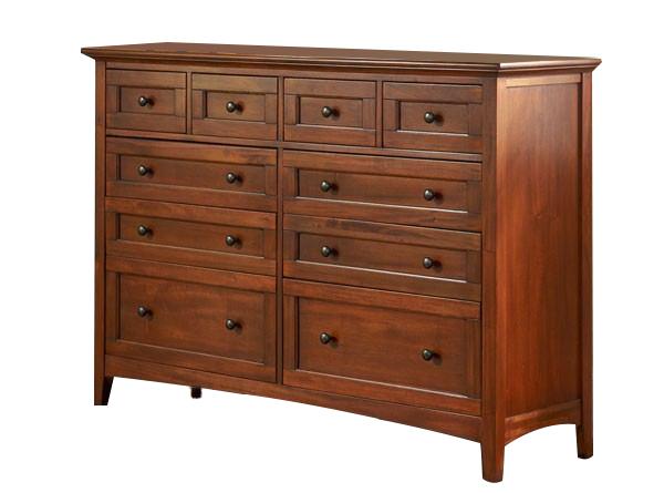 A-America Westlake Master Dresser in Brown Cherry