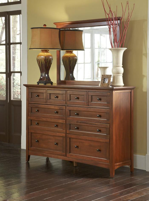 A-America Westlake Master Mirror in Brown Cherry
