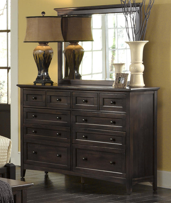 A-America Westlake Master Mirror in Dark Mahogany
