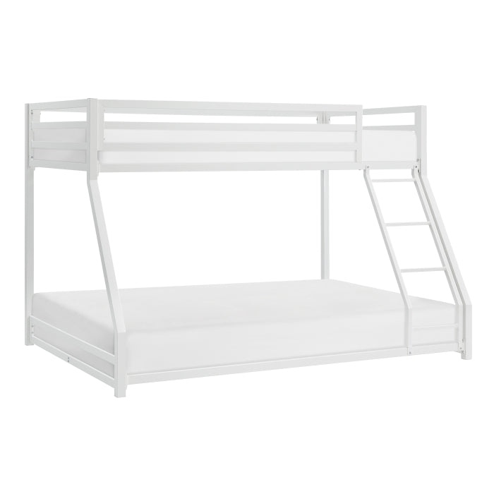 B2010WHTF-1 - Twin/Full Bunk Bed