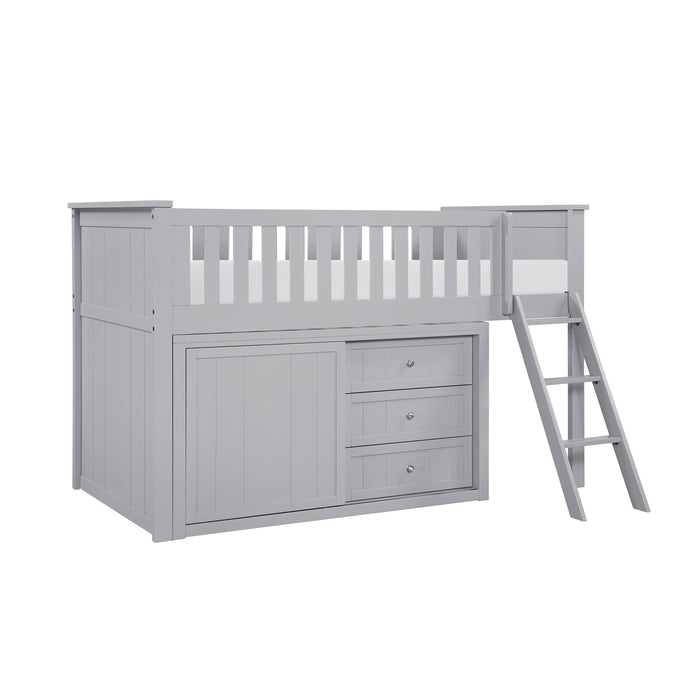 Orion-(4) Low Loft Bunk with Dresser image