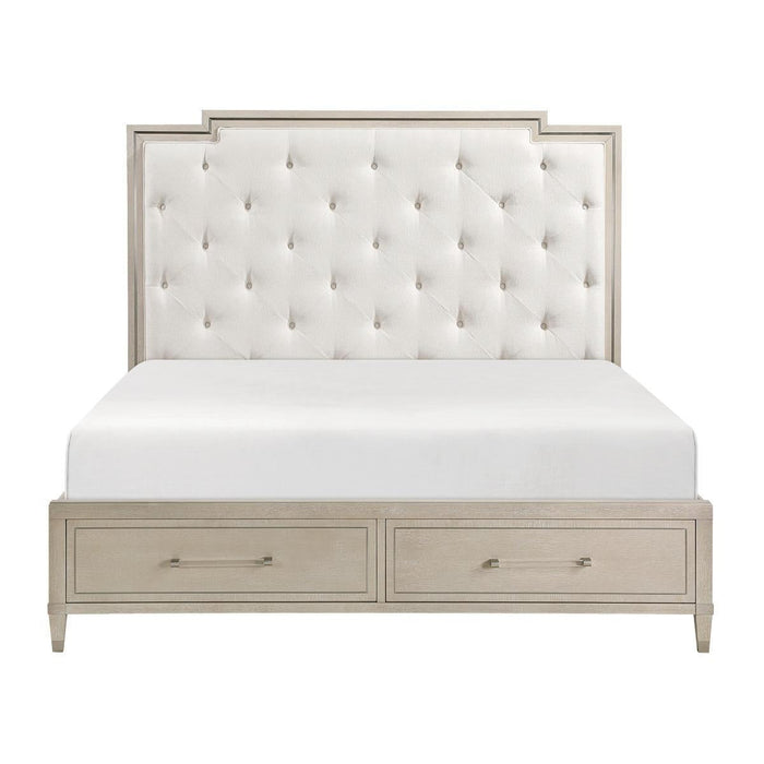 Genoa California King & Eastern King Platform Bed with Footboard Storage image