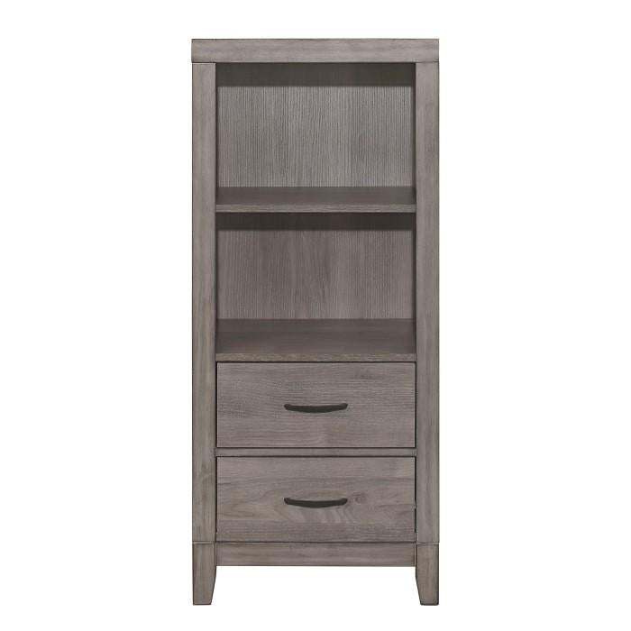 Woodrow Queen Platform Bed in Gray 2042NB-1