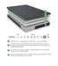 Burnham-11" Queen Green Tea Gel-Infused Memory Foam Mattress image