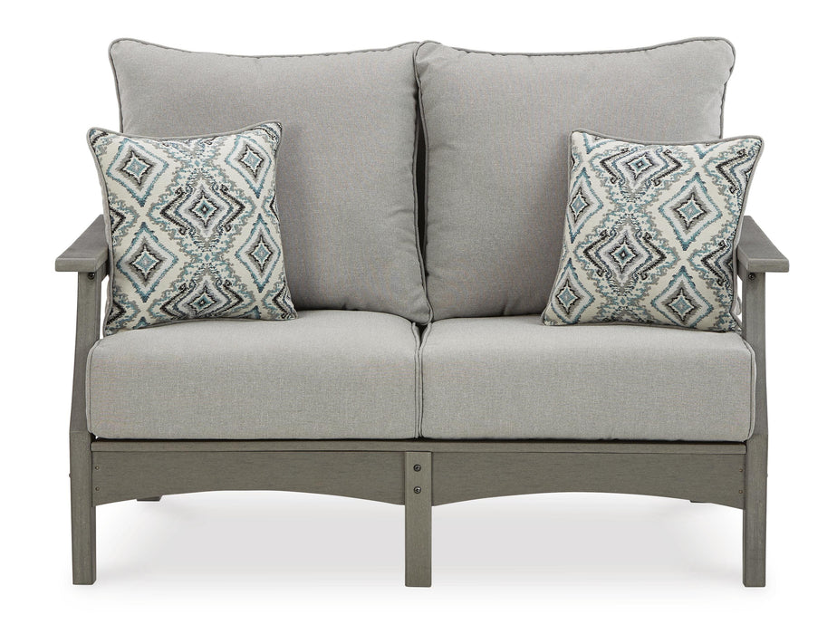 Visola Outdoor Sofa and Loveseat Set