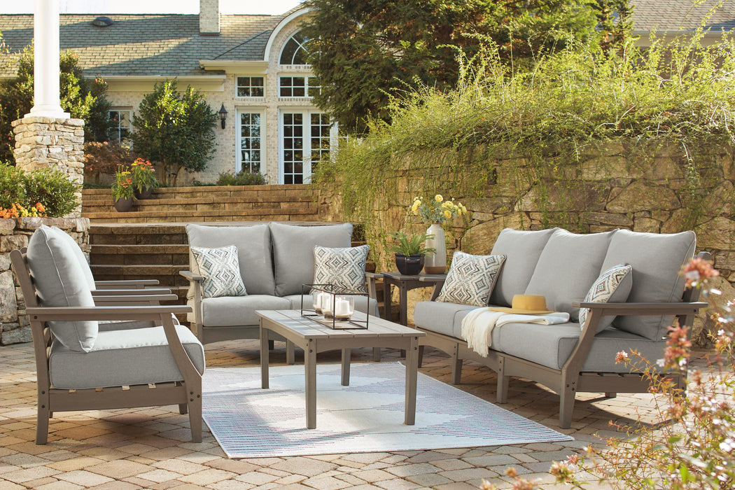 Visola Outdoor Sofa and Loveseat Set