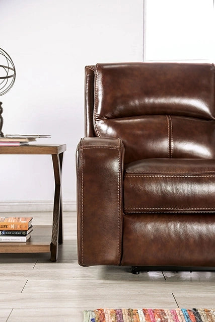 SOTERIOS Power Sofa, Medium Brown