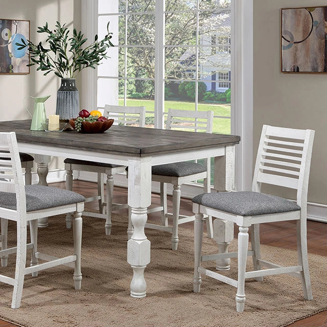 Calabria 7 Pc Counter Ht Table Set