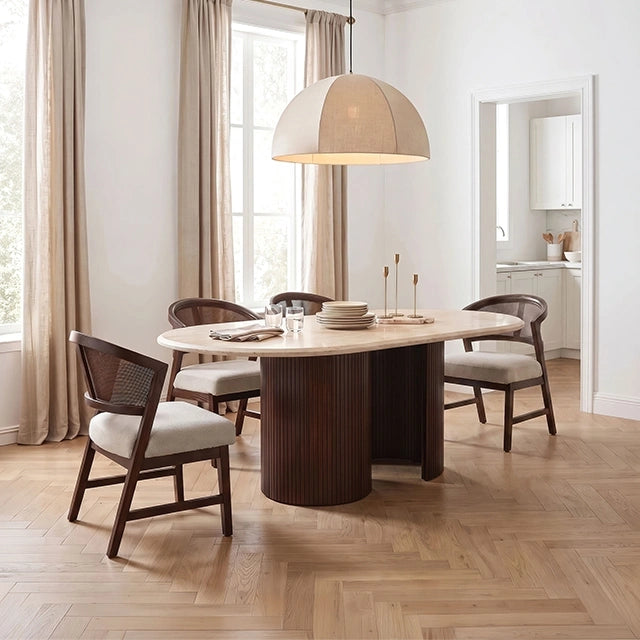 Narvik 5 Pc. Dining Table Set FM37026BR-OT-5PC-DW