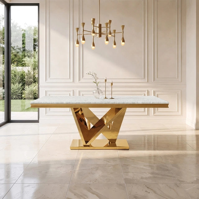 Valdevers Dining Table CM3294SVBK-T-TABLE