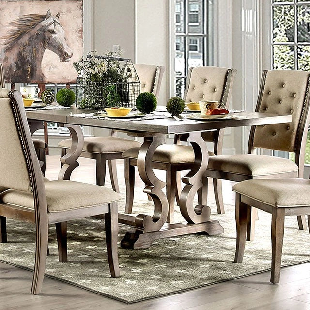 Patience Rustic Natural Tone Dining Table